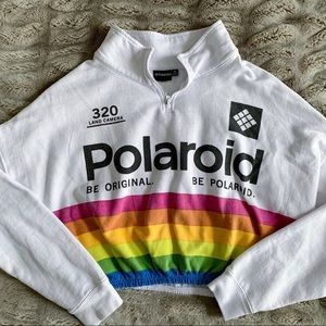 women’s Polaroid crop sweatshirt | medium